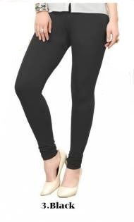 Regular Wear Plain Cotton Leggings Wholesale Collections